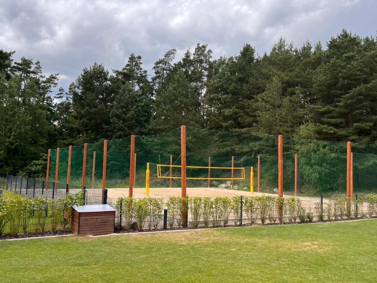 5 Sterne-Ferienhaus Eisvogel Am See Mit Sauna Und Kamin Krakow am See Exterior foto